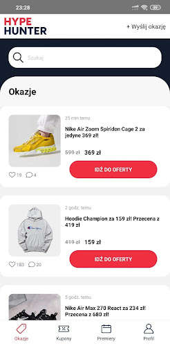 Run android online APK Hype Hunter - Najlepsze streetwearowe okazje from MyAndroid or emulate Hype Hunter - Najlepsze streetwearowe okazje using MyAndroid