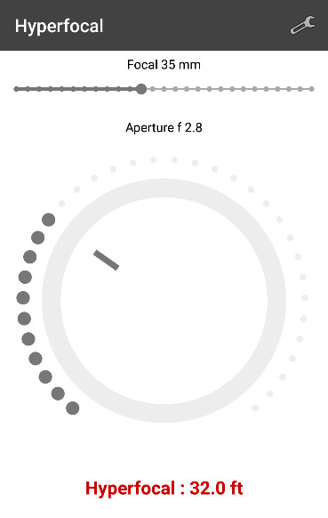 Run android online APK Hyperfocal - (calculator) from MyAndroid or emulate Hyperfocal - (calculator) using MyAndroid