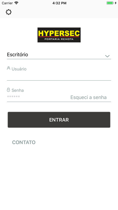 Emulate iPhone app HYPERSEC PORTARIA REMOTA using MyAndroid