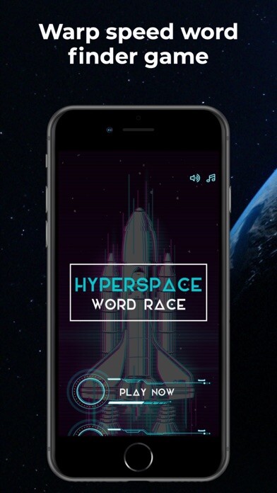 Emulate iPhone app Hyperspace Word Race using MyAndroid