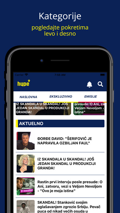 Emulate iPhone app Hype Vesti using MyAndroid Emulate iPhone app Hype Vesti using MyAndroid