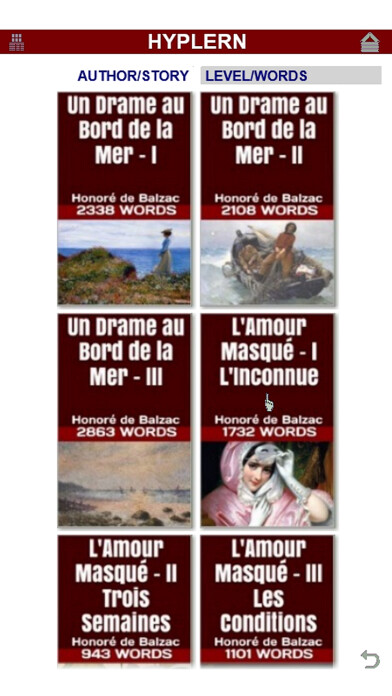 Emulate iPhone app HypLern French Reader using MyAndroid