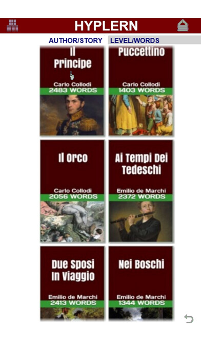 Emulate iPhone app HypLern Italian Reader using MyAndroid Emulate iPhone app HypLern Italian Reader using MyAndroid