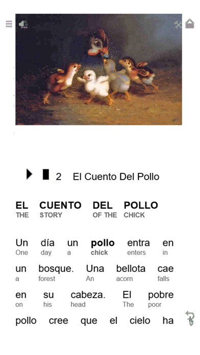 Emulate iPhone app HypLern Spanish Reader using MyAndroid Emulate iPhone app HypLern Spanish Reader using MyAndroid