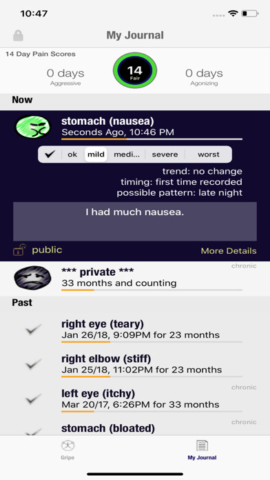 Emulate iPhone app HypochondriApp using MyAndroid