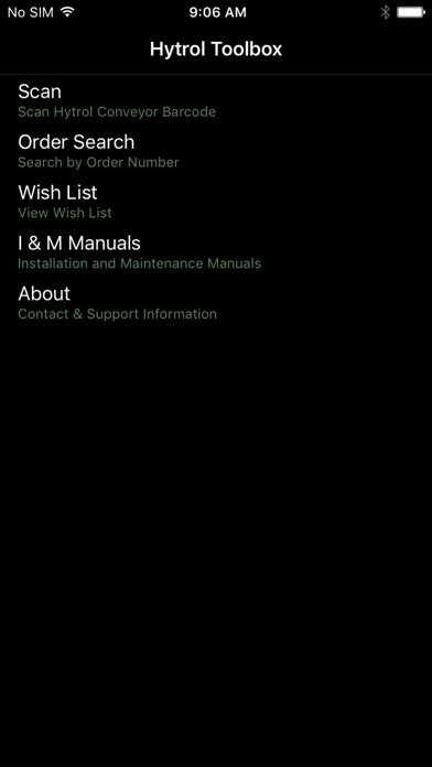 Emulate iPhone app Hytrol Toolbox using MyAndroid