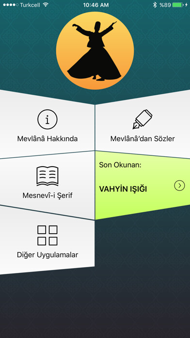 Emulate iPhone app Hz. Mevlana - Mesnevi-i Şerif using MyAndroid Emulate iPhone app Hz. Mevlana - Mesnevi-i Şerif using MyAndroid