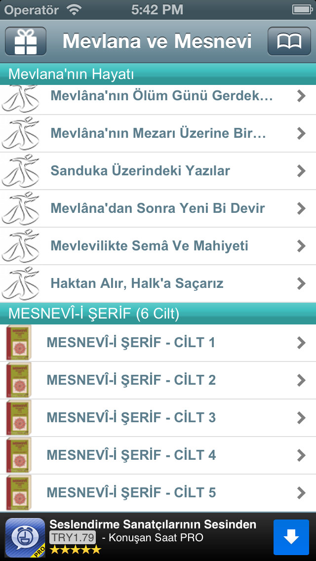 Emulate iPhone app Hz Mevlana using MyAndroid Emulate iPhone app Hz Mevlana using MyAndroid
