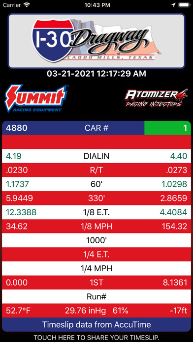 Emulate iPhone app I-30 Dragway using MyAndroid Emulate iPhone app I-30 Dragway using MyAndroid