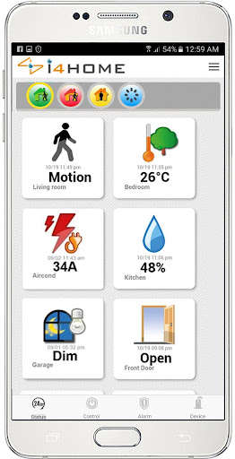 Run android online APK i4Home from MyAndroid or emulate i4Home using MyAndroid