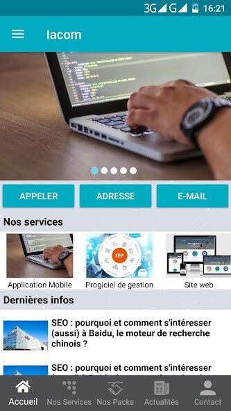 Run android online APK Iacom - Agence de communication digitale from MyAndroid or emulate Iacom - Agence de communication digitale using MyAndroid