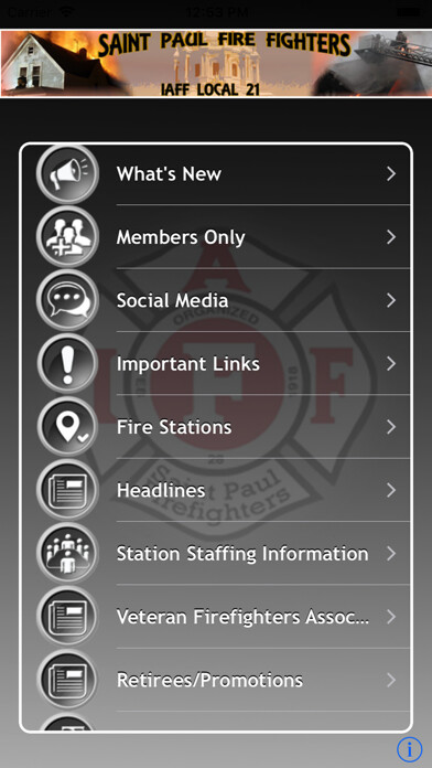 Emulate iPhone app IAFF 21 using MyAndroid