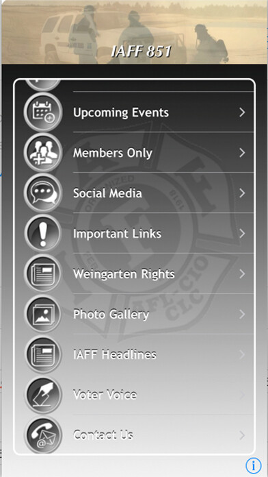 Emulate iPhone app IAFF 851 using MyAndroid