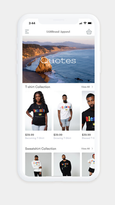 Emulate iPhone app IAMBrand Apparel using MyAndroid Emulate iPhone app IAMBrand Apparel using MyAndroid