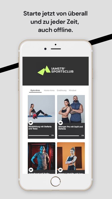 Emulate iPhone app IAMSTRONGER: Fitness-App using MyAndroid Emulate iPhone app IAMSTRONGER: Fitness-App using MyAndroid