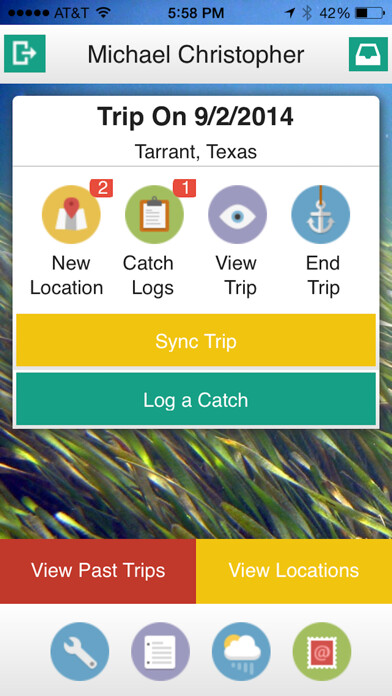 Emulate iPhone app iAngler by Angler Action using MyAndroid