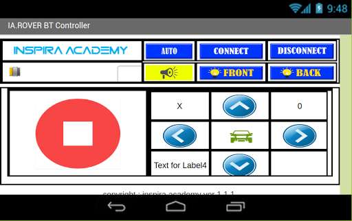 Run android online APK IA.ROVER Bluetooth Controller from MyAndroid or emulate IA.ROVER Bluetooth Controller using MyAndroid Run android online APK IA.ROVER Bluetooth Controller from MyAndroid or emulate IA.ROVER Bluetooth Controller using MyAndroid