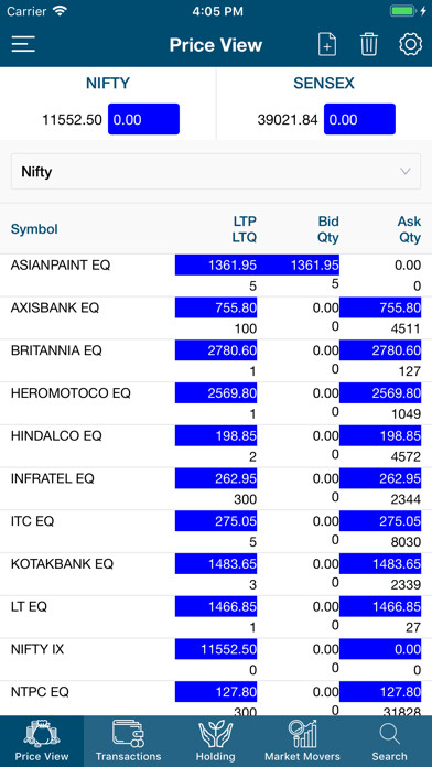Emulate iPhone app IASPL Trade using MyAndroid Emulate iPhone app IASPL Trade using MyAndroid
