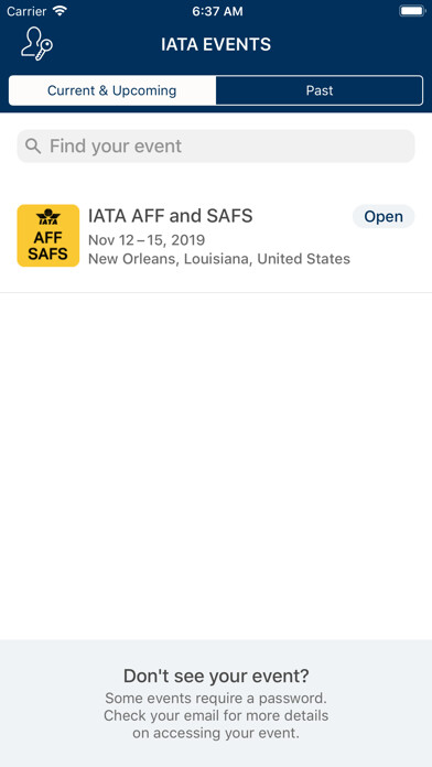 Emulate iPhone app IATA EVENTS using MyAndroid Emulate iPhone app IATA EVENTS using MyAndroid