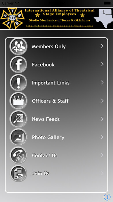 Emulate iPhone app IATSE 484 using MyAndroid Emulate iPhone app IATSE 484 using MyAndroid