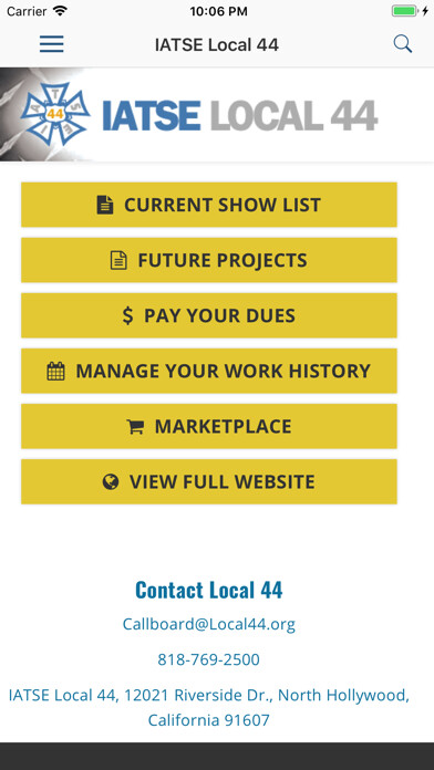 Run android online APK IATSE Local 44 App from MyAndroid or emulate IATSE Local 44 App using MyAndroid