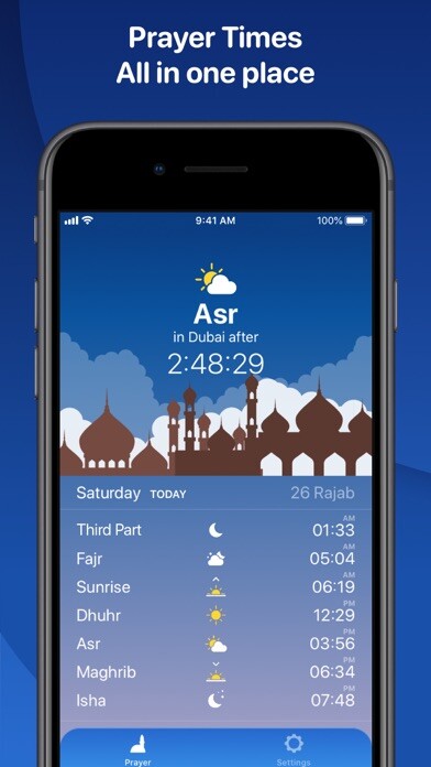 Emulate iPhone app ibaada - Prayer Times & Qibla using MyAndroid Emulate iPhone app ibaada - Prayer Times & Qibla using MyAndroid