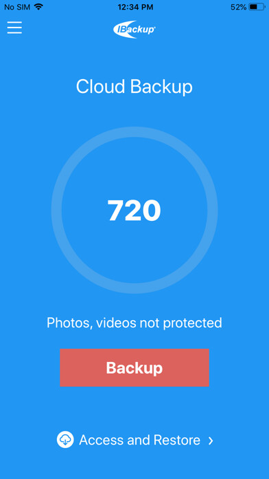Emulate iPhone app IBackup using MyAndroid