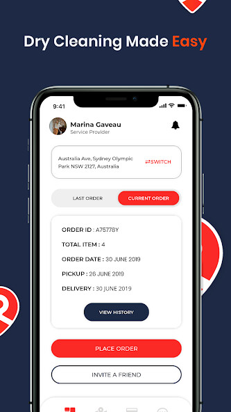 Emulate iPhone app iBAG intelligent dry cleaning using MyAndroid Emulate iPhone app iBAG intelligent dry cleaning using MyAndroid
