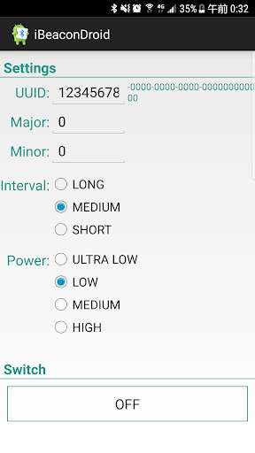 Run android online APK iBeacon Droid from MyAndroid or emulate iBeacon Droid using MyAndroid