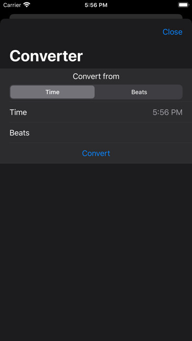 Emulate iPhone app iBeatTime using MyAndroid