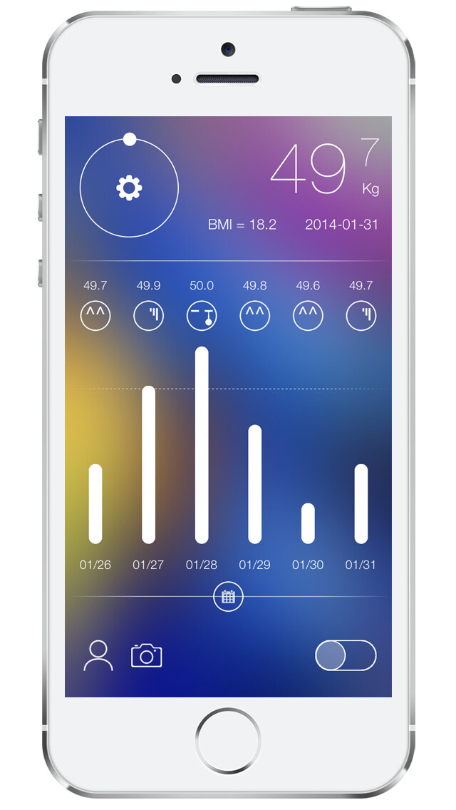 Emulate iPhone app iBelieve - Weight loss tracker and BMI calculator using MyAndroid Emulate iPhone app iBelieve - Weight loss tracker and BMI calculator using MyAndroid