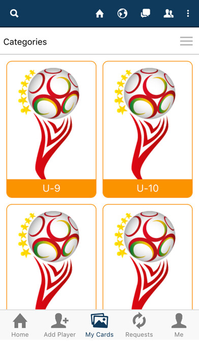 Emulate iPhone app IberCup Social Network using MyAndroid