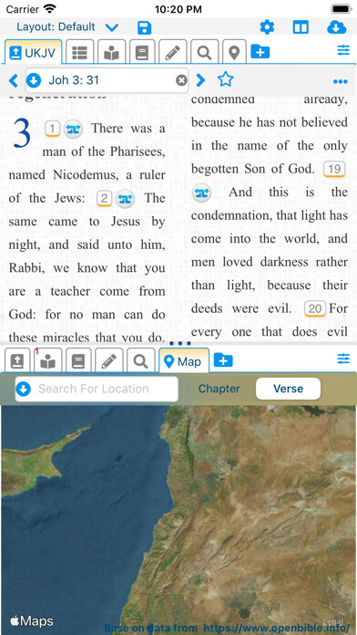Emulate iPhone app iBible-Study HD (iBS) using MyAndroid