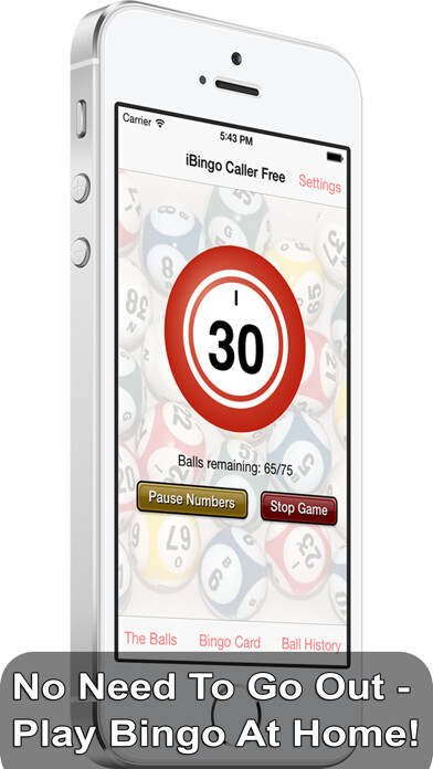 Emulate iPhone app iBingo Caller Free - Play Bingo at Home with Friends! using MyAndroid