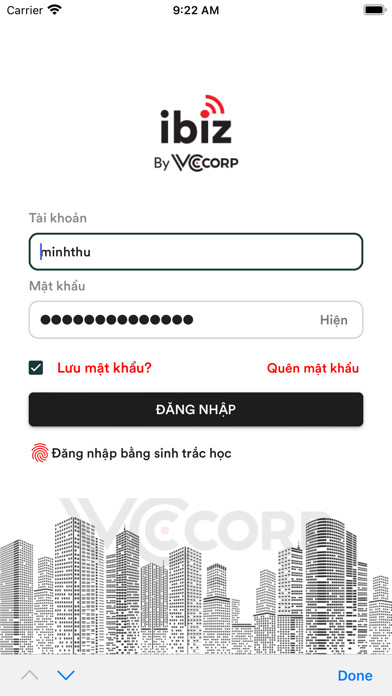 Emulate iPhone app iBIZ Solution using MyAndroid