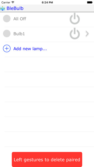 Emulate iPhone app iBleBulb using MyAndroid