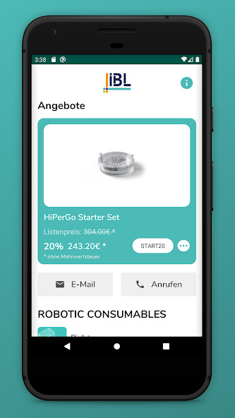 Run android online APK IBL Labor from MyAndroid or emulate IBL Labor using MyAndroid