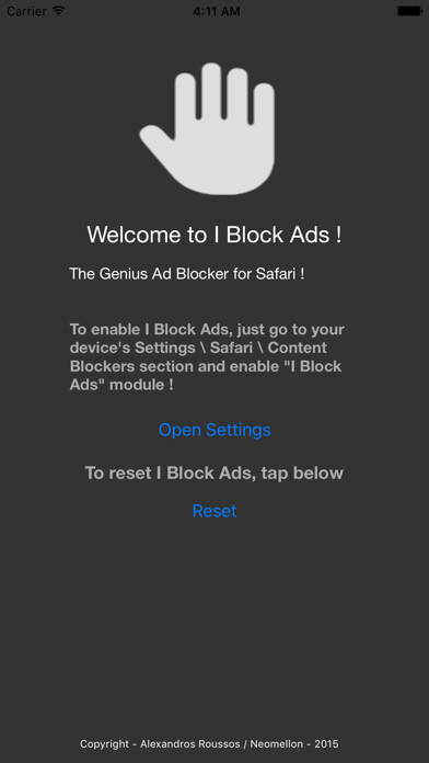 Emulate iPhone app I Block Ads - The Genius Ad Blocker using MyAndroid Emulate iPhone app I Block Ads - The Genius Ad Blocker using MyAndroid