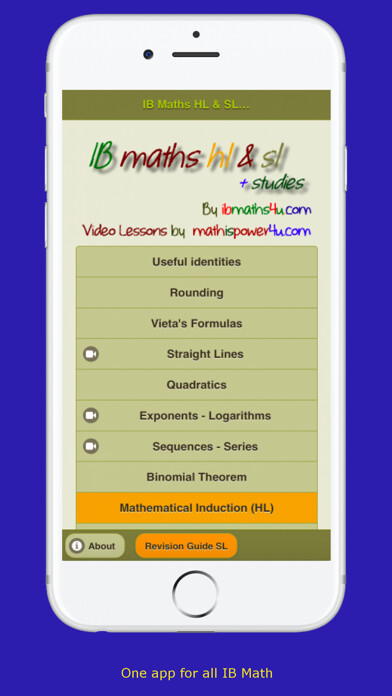Emulate iPhone app IB Math HL & SL using MyAndroid Emulate iPhone app IB Math HL & SL using MyAndroid