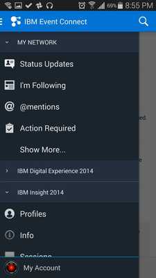 Emulate Android APK IBM Event Connect