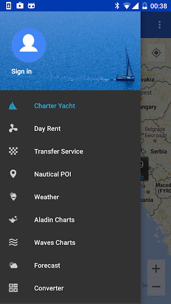 Run android online APK iBoatCharter from MyAndroid or emulate iBoatCharter using MyAndroid