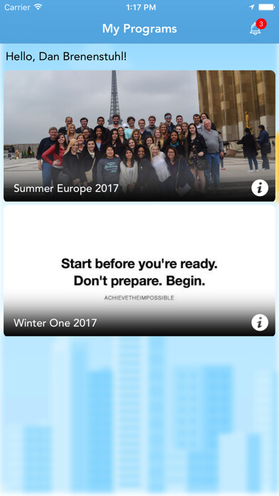 Emulate iPhone app IBSABROAD using MyAndroid