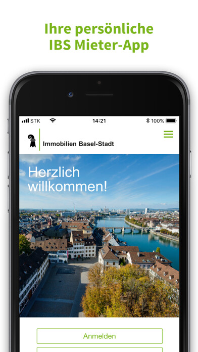 Emulate iPhone app IBS Wohnen using MyAndroid