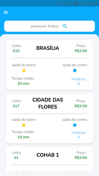 Run android online APK IBus Garanhuns - Horários  Rotas de Ônibus from MyAndroid or emulate IBus Garanhuns - Horários  Rotas de Ônibus using MyAndroid