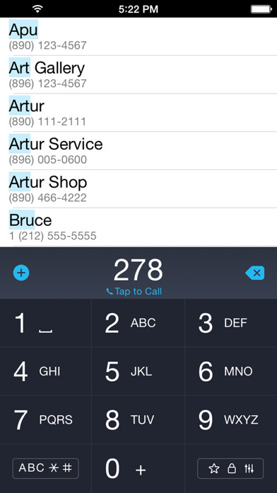Emulate iPhone app iCaller - T9 search contacts using MyAndroid Emulate iPhone app iCaller - T9 search contacts using MyAndroid