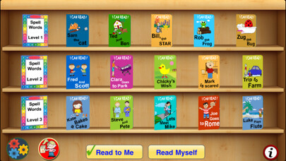 Emulate iPhone app I can Read - Ready for Phonics using MyAndroid