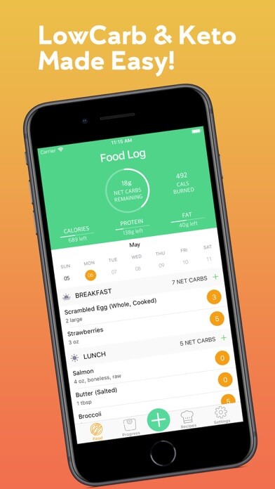 Emulate iPhone app iCarb: Keto Diet Tracker using MyAndroid Emulate iPhone app iCarb: Keto Diet Tracker using MyAndroid