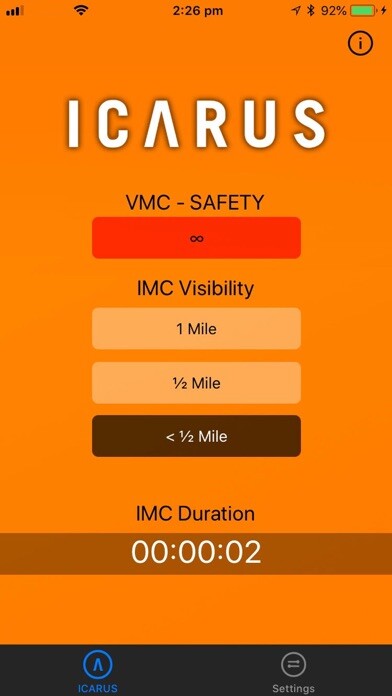 Emulate iPhone app ICARUS using MyAndroid