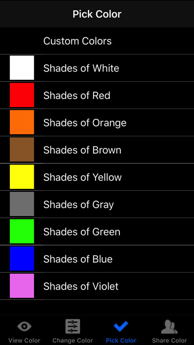 Emulate iPhone app iCColors using MyAndroid