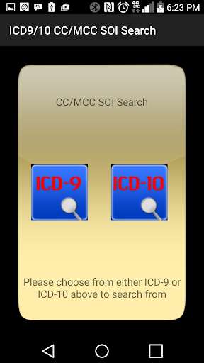 Run android online APK ICD-10 CC MCC SOI from MyAndroid or emulate ICD-10 CC MCC SOI using MyAndroid
